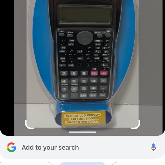 Caliber Scientific Calculator 10 Diget LCD Display 240 Functions Protective Cove - Picture 5 of 5